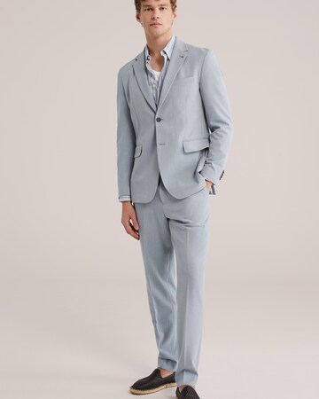 WE Fashion - Ajuste estrecho Chaqueta tipo saco para negocios en gris