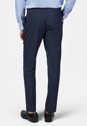 HECHTER PARIS Regular Pantalon 'Modern Fit' in Blauw