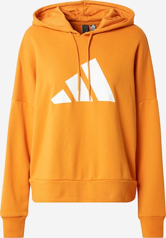 ADIDAS PERFORMANCE Athletic Sweatshirt in Orange: front