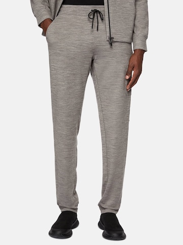 Boggi Milano Slim fit Trousers in Grey: front
