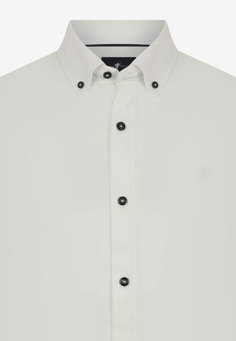 DENIM CULTURE Regular fit Overhemd 'HARALD' in Wit