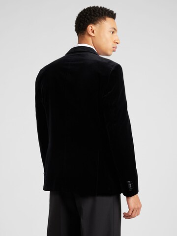 BOSS Slim fit Blazer 'H-Hutson-Tux' in Black
