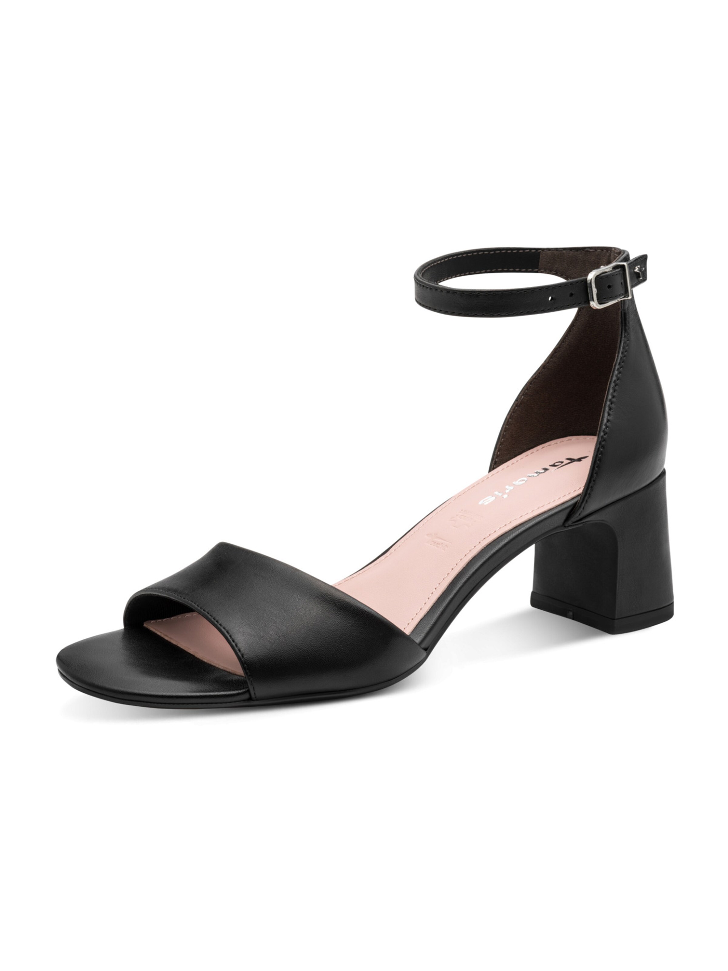 Tamaris Sandals in Black: front