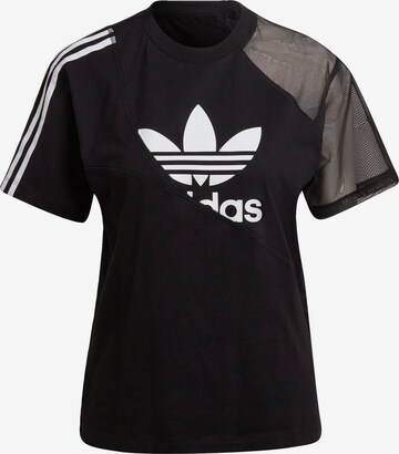 T-shirt ADIDAS ORIGINALS en noir : devant