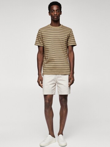 MANGO MAN Regular Shorts in Beige