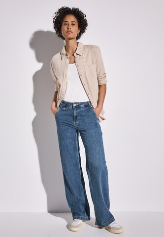 STREET ONE Loosefit Jeans in Blauw