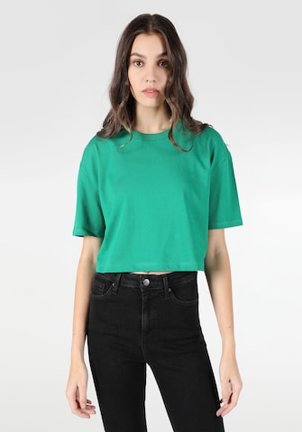 Colin's Shirt in Groen: voorkant