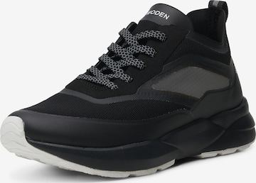 WODEN Sneakers laag in Zwart: voorkant