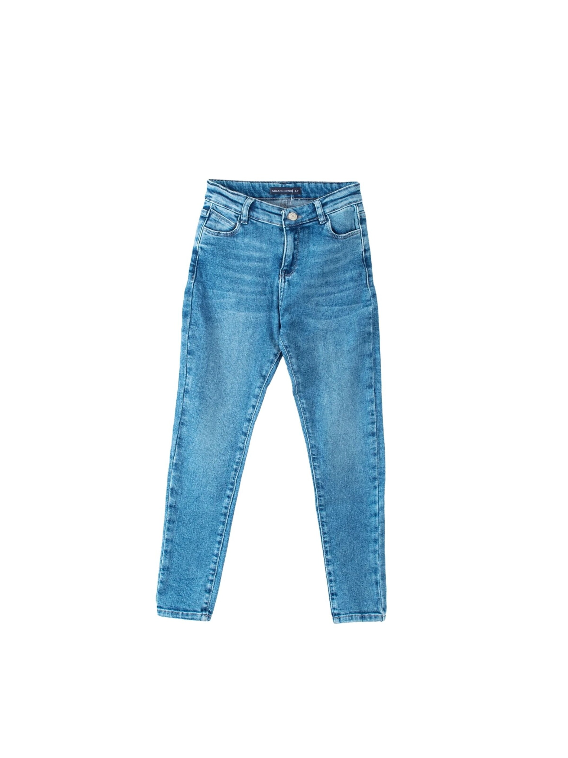 Solang Skinny Jeans in Blauw: voorkant