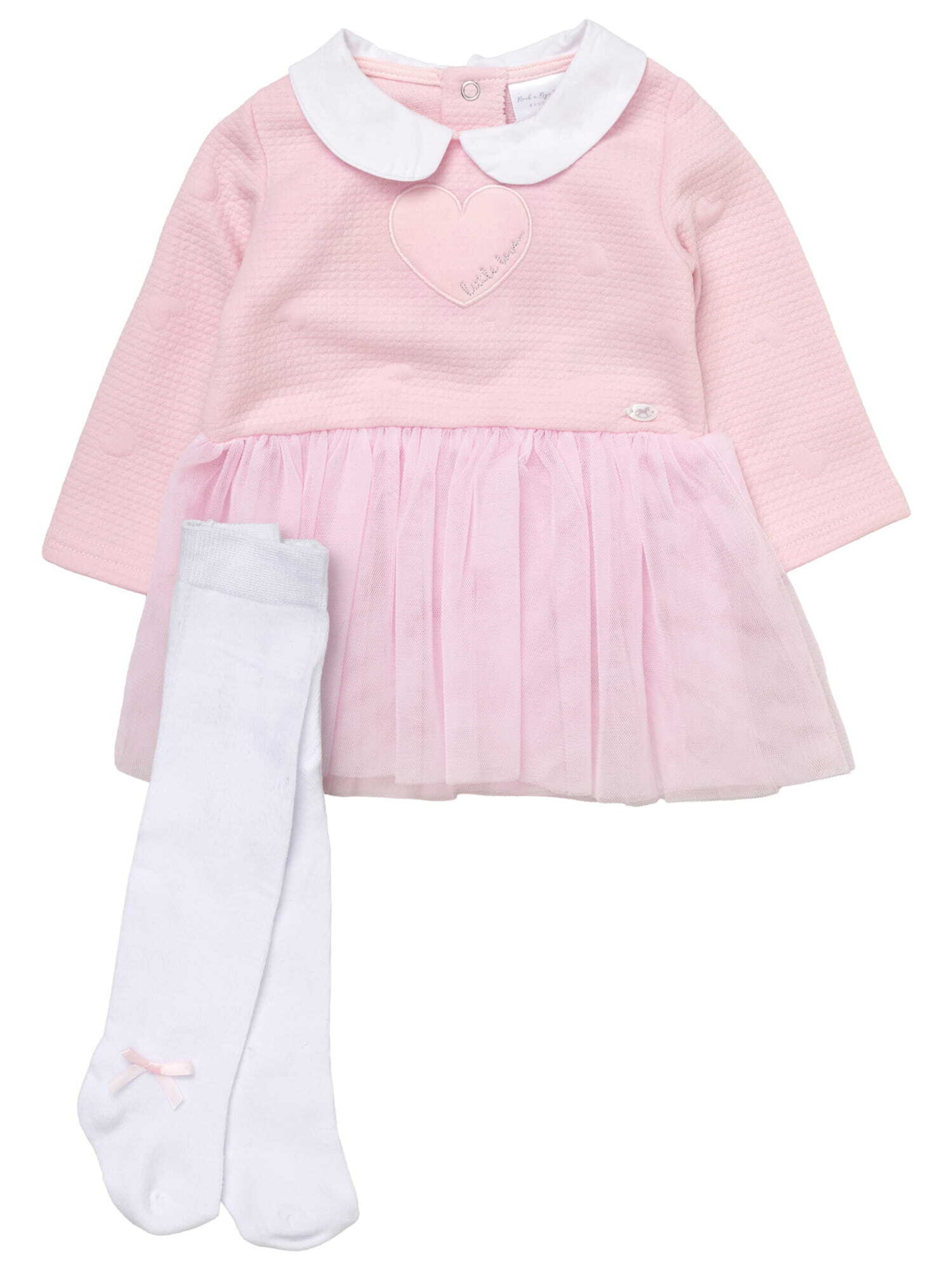 Rock a Bye Baby Boutique Set 'Herz' in Pink: front