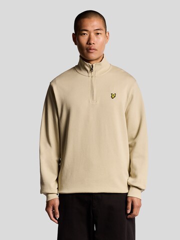 Lyle & Scott Sweatshirt in Beige: voorkant
