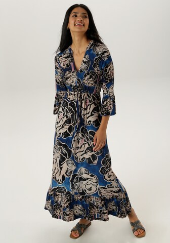 Aniston SELECTED Kleid in Blau: Vorderseite
