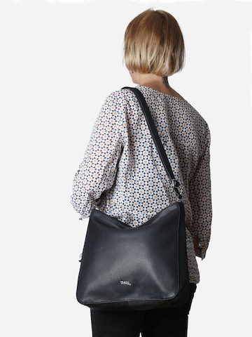 VARGU Umhängetasche 'Lunua 1' in Schwarz: Vorderseite