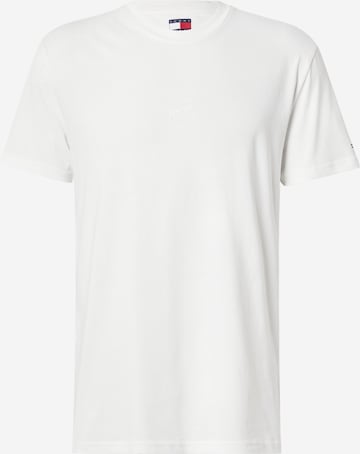 T-Shirt Tommy Jeans en blanc : devant