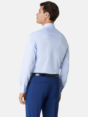 Boggi Milano Regular Fit Hemd in Blau