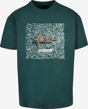 T-Shirt 'Summer - On My Mind' Merchcode en vert : devant
