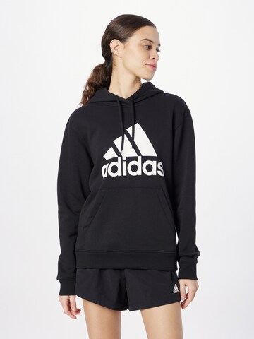ADIDAS SPORTSWEAR Sports sweatshirt 'Essentials' in Black: front
