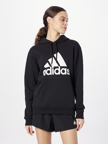 ADIDAS SPORTSWEAR Športna majica 'Essentials' | črna barva: sprednja stran