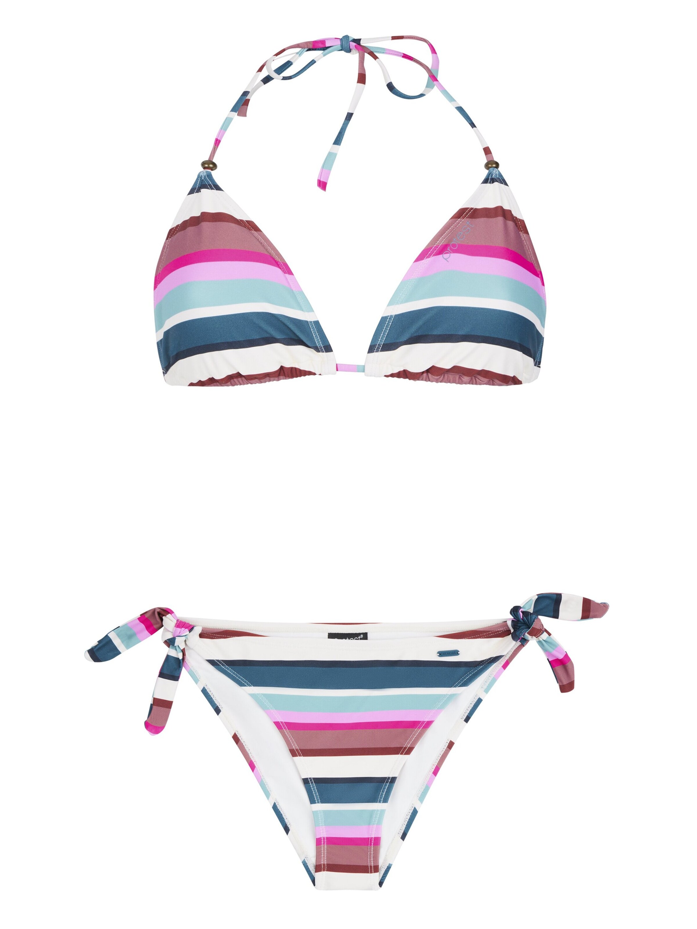 PROTEST Triangel Bikini 'PRTBANDITA' in Roze: voorkant