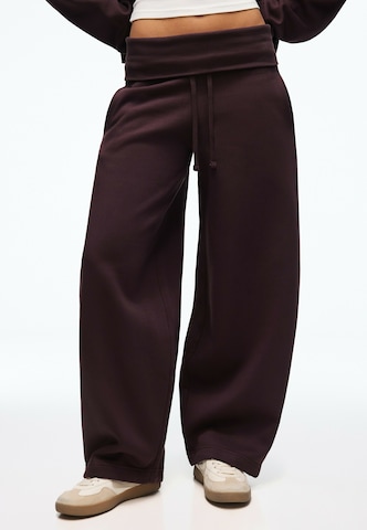 Bershka Barrel Byxa i lila: framsida