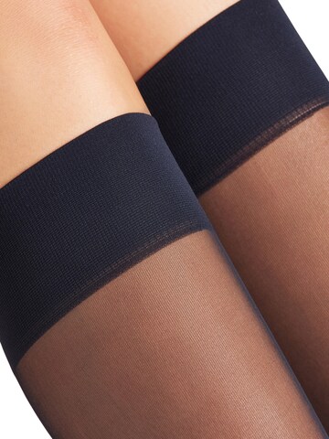 FALKE Overknee Strümpfe 'Matt Deluxe'‌‌‌‌‌‌‌‌‌‌ in Blau