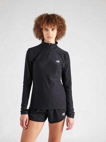 new balance Functioneel shirt 'Essentials Space' in Zwart