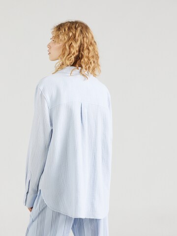 Gina Tricot Bluse 'Gauze' in Blau