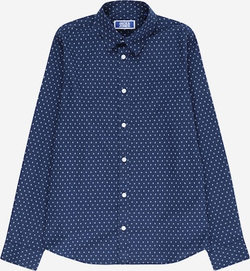 Chemise 'JOE' Jack & Jones Junior en bleu : devant