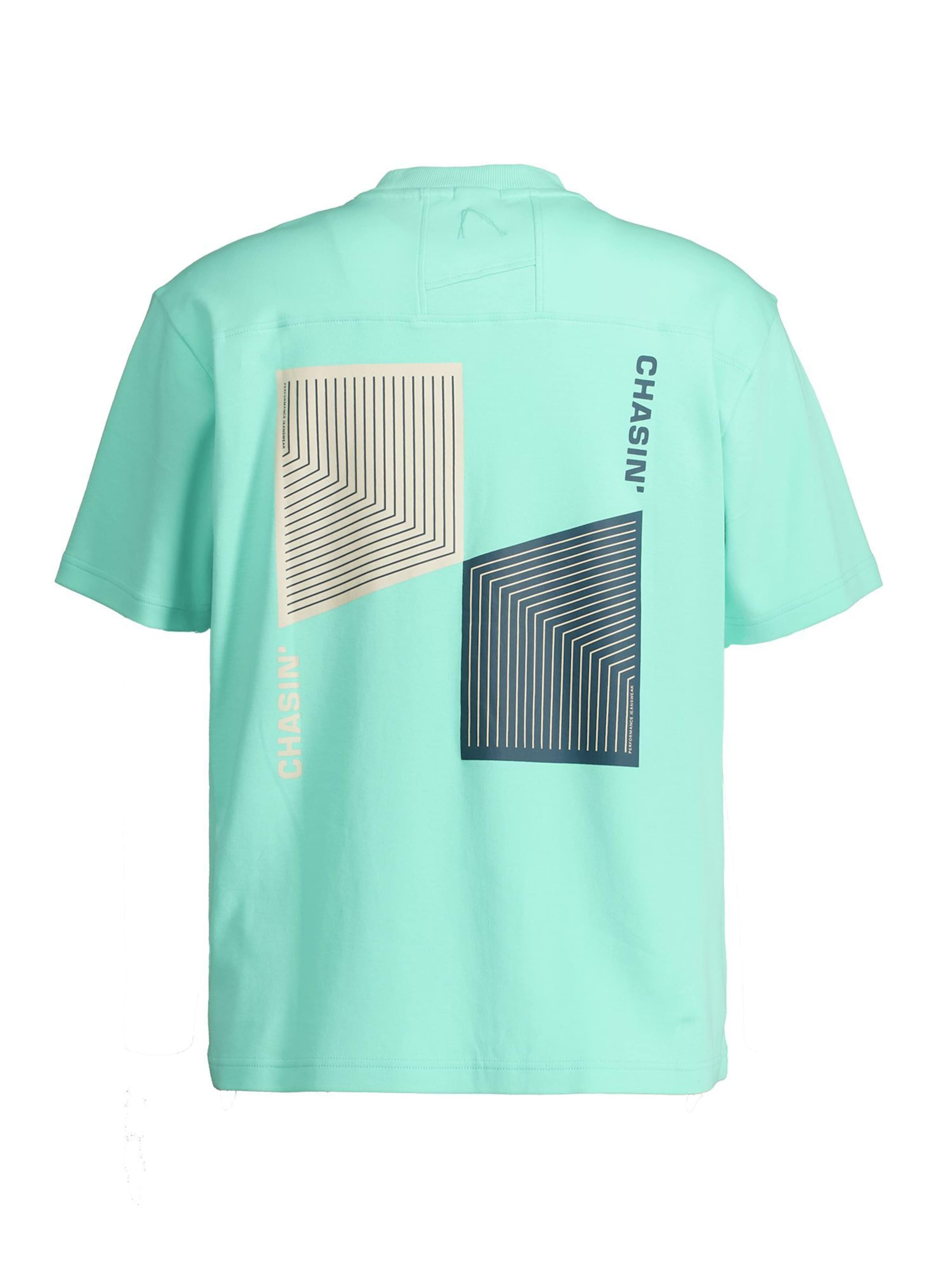 T-Shirt 'Reco' CHASIN' en bleu : devant