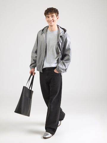 ARMANI EXCHANGE Φθινοπωρινό και ανοιξιάτικο μπουφάν σε γκρι