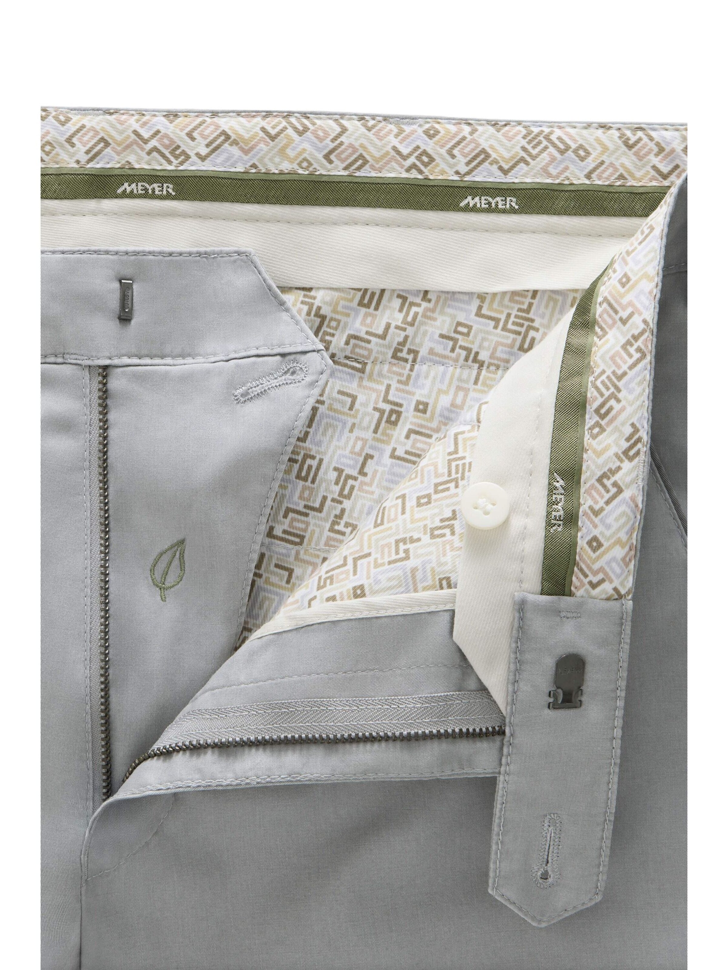 MEYER Regular Chino 'New York' in Grijs