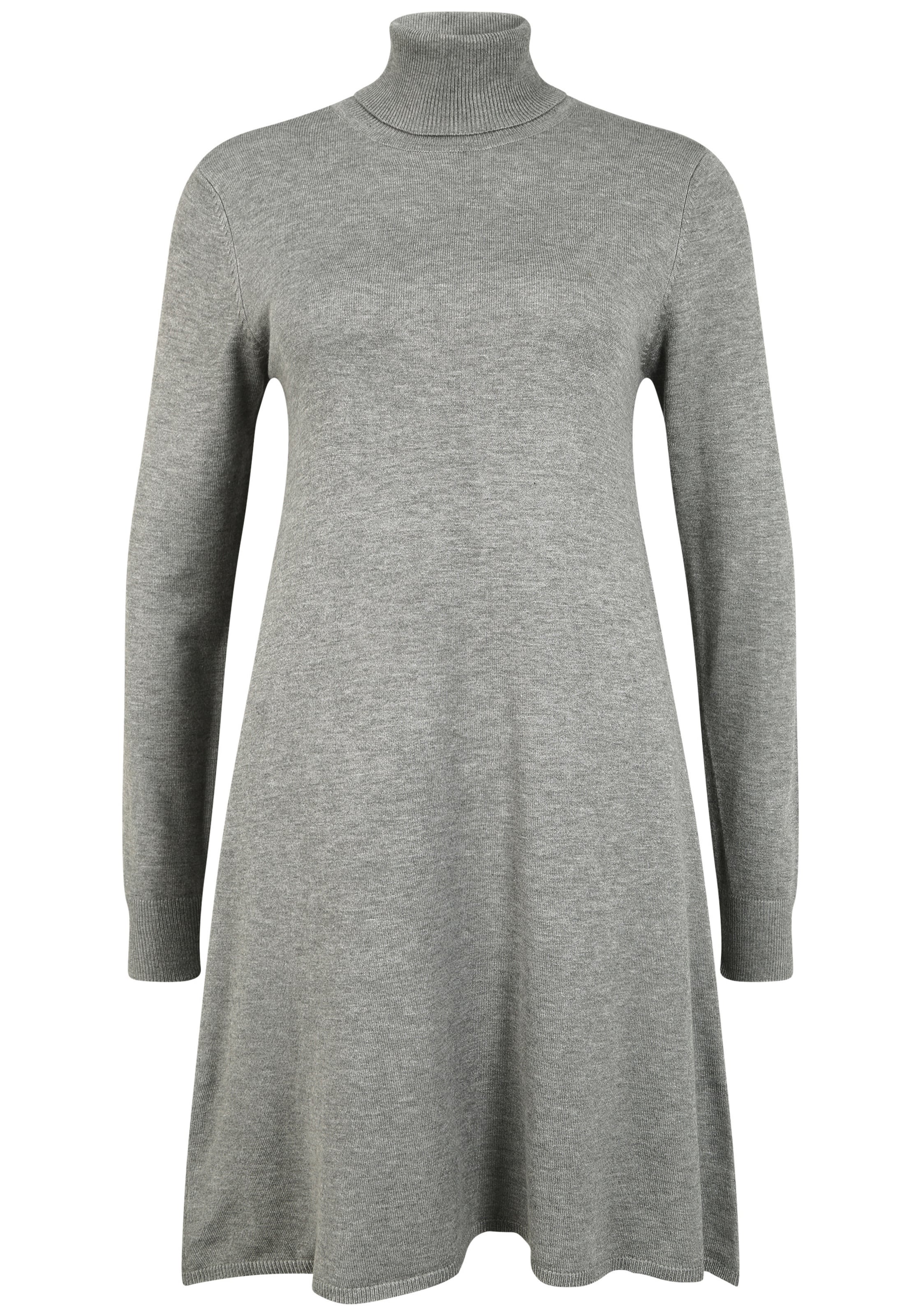 Oxmo Gebreide jurk 'Winala' in Grijs: voorkant
