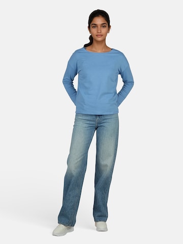 salzhaut Shirt 'UNNERWEGS' in Blauw