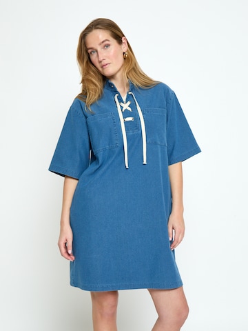 Peppercorn Dress 'Naddie' in Blue: front