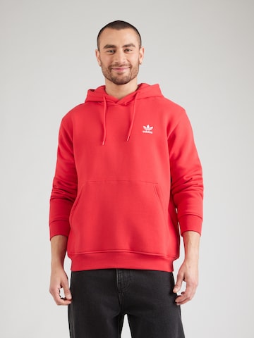 ADIDAS ORIGINALS Sweatshirt 'Essentials' i rød: forside