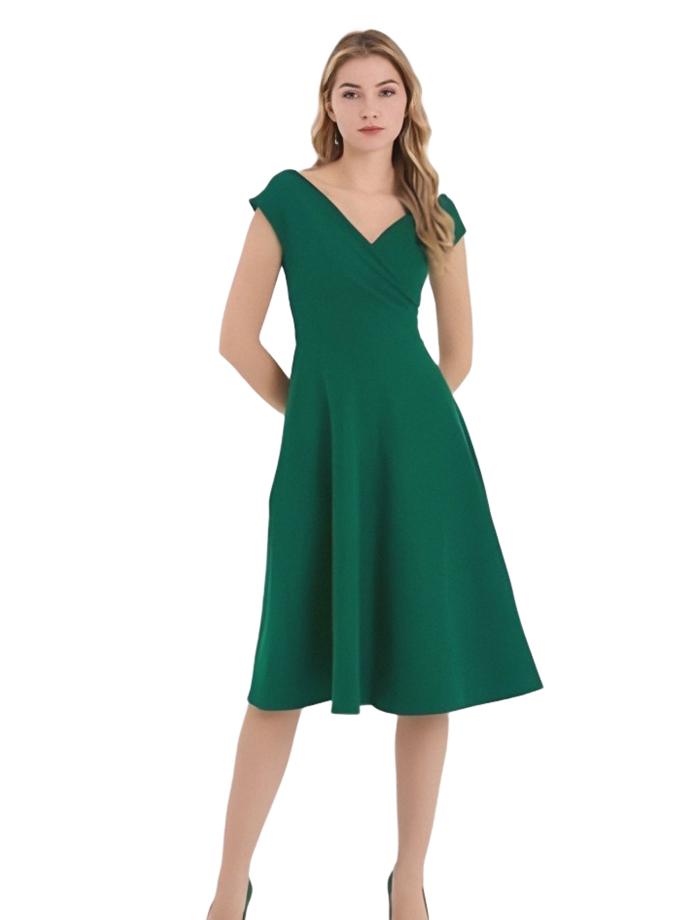 Robe JANE's en vert