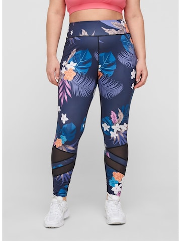 Active by Zizzi Hose in Blue: front