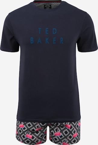 Ted Baker Piżama krótka w kolorze niebieski: przód