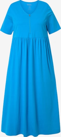 Ulla Popken Jurk in Blauw: voorkant