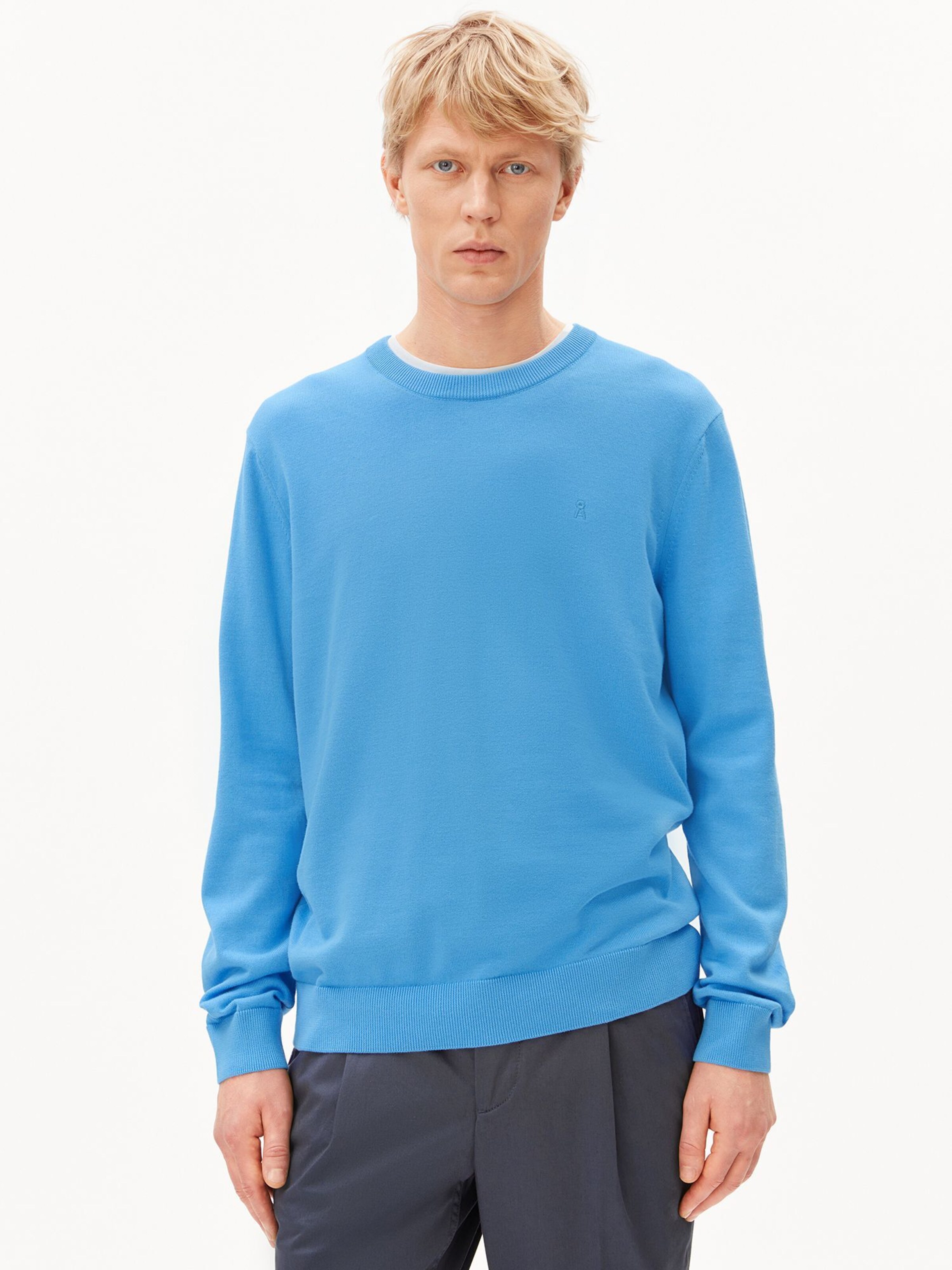 ARMEDANGELS Trui in Blauw: voorkant