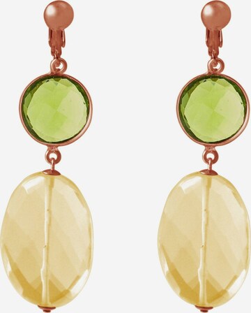 Gemshine Earrings in Gold: front