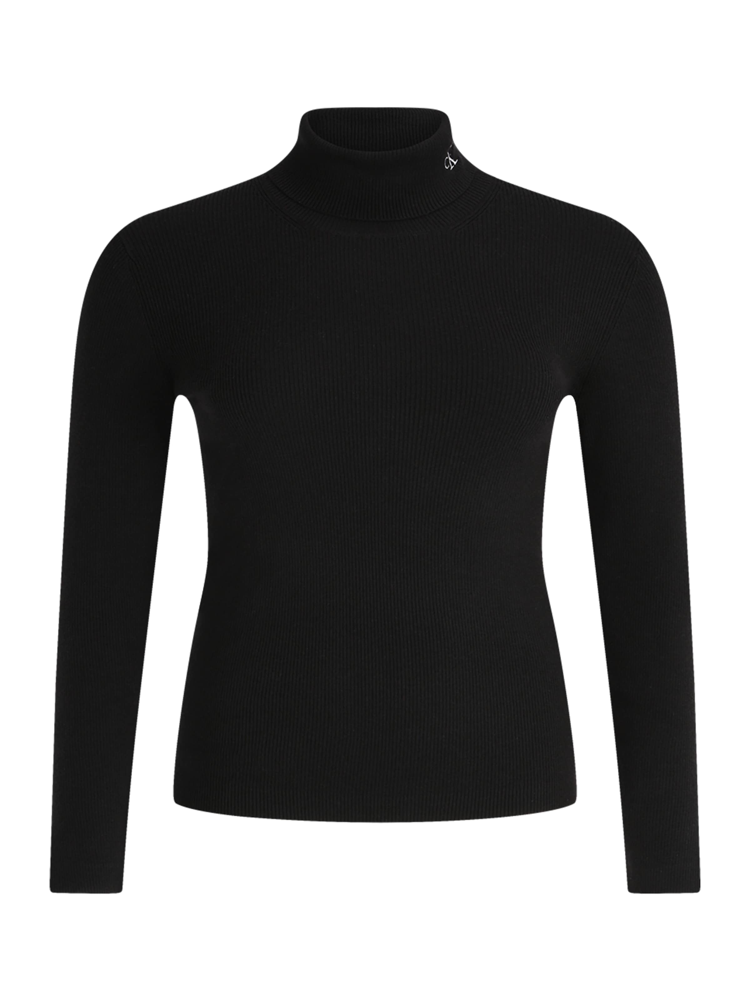 Calvin Klein Jeans Curve Pullover in Schwarz: Vorderseite
