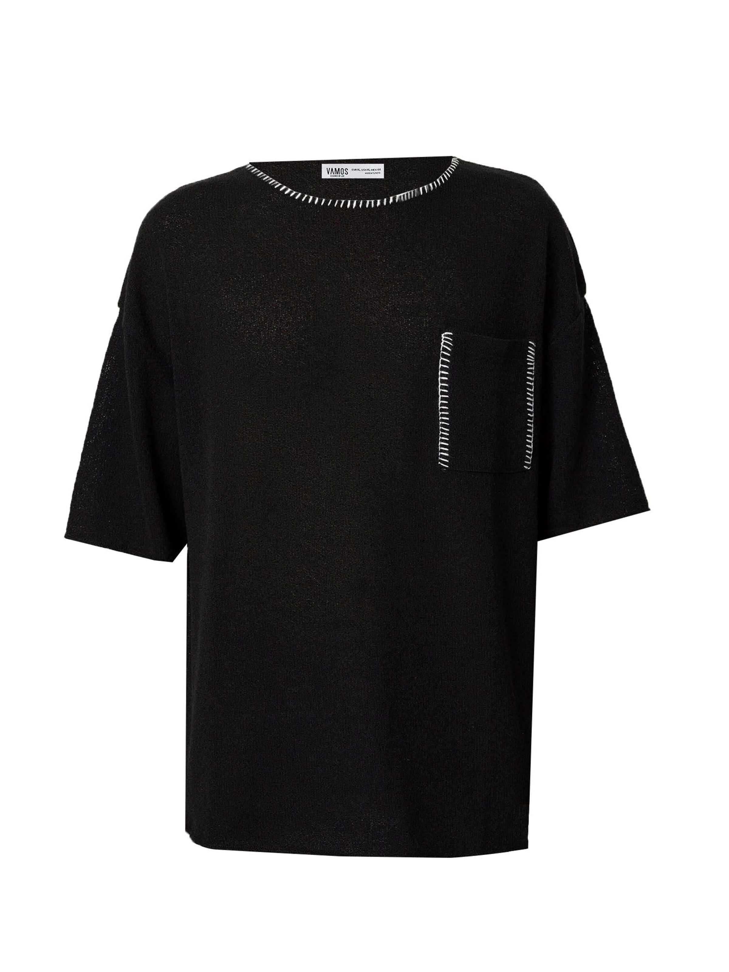 VAMOS CLO Футболка в Черный: спереди