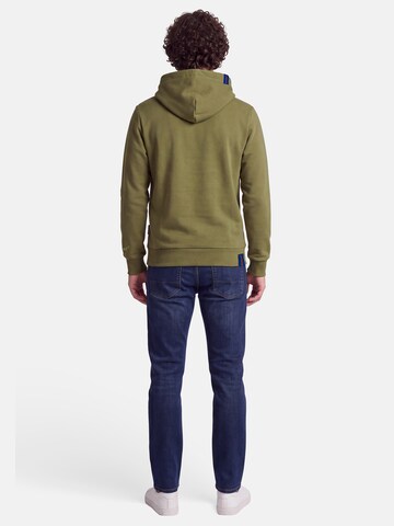 salzhaut Sweatshirt 'Heff - Moin' in Grün: Rückseite