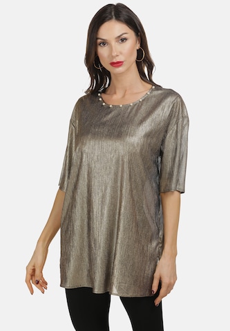 faina Shirt in Goud: voorkant