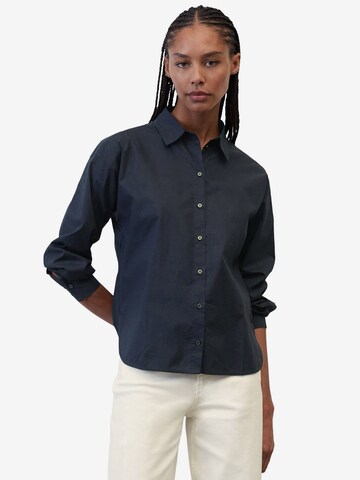 Marc O'Polo Blouse in Blauw: voorkant