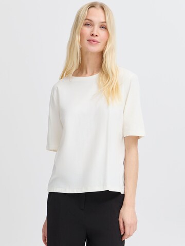 T-shirt 'PAMILA' b.young en blanc : devant