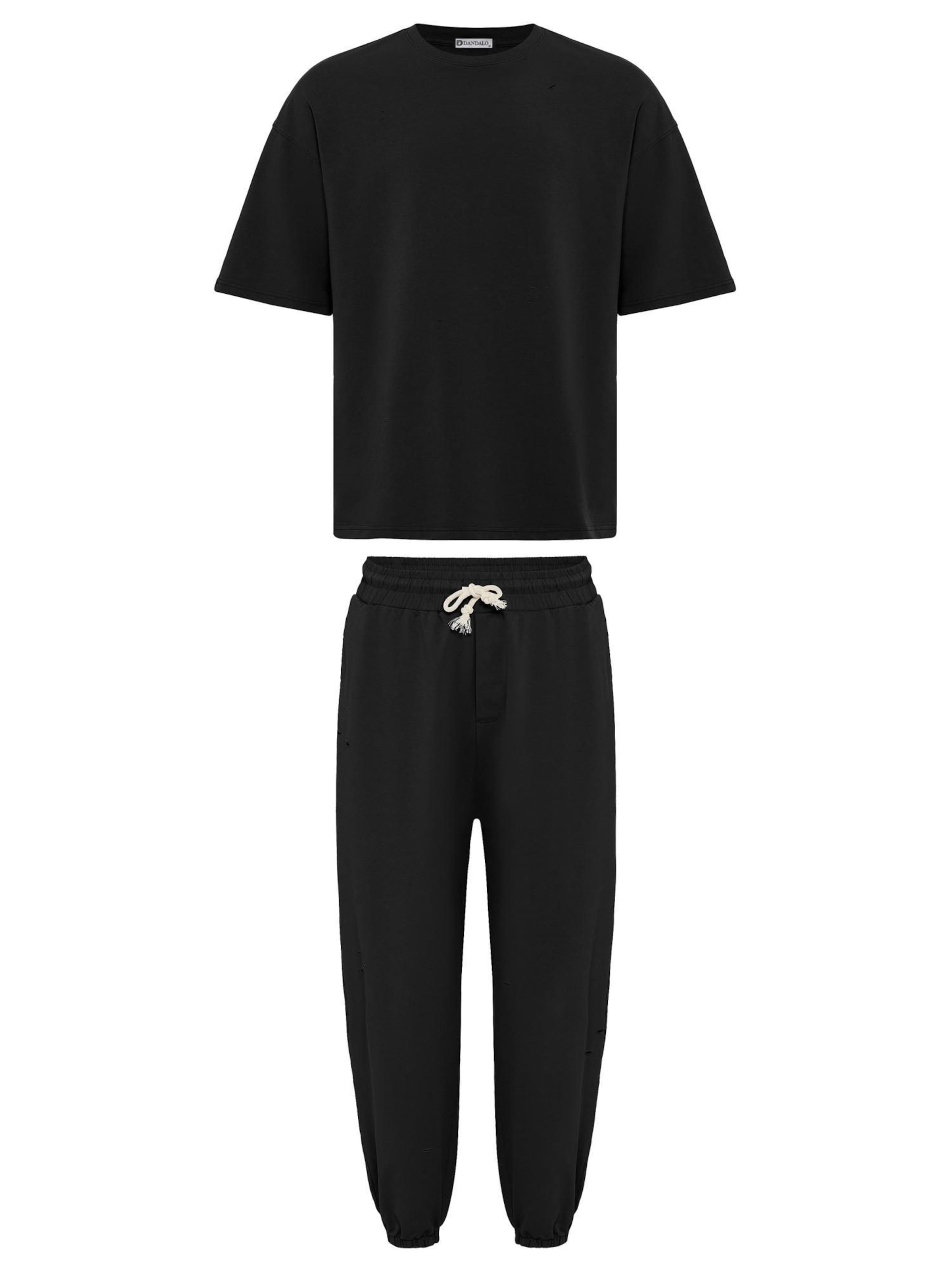 melns Dandalo Treniņtērps: no priekšpuses