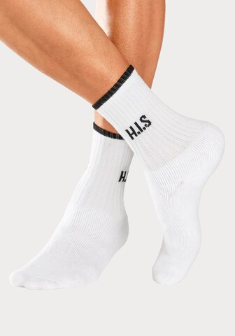 H.I.S Socks in White