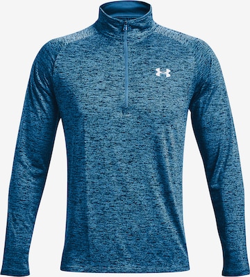 UNDER ARMOUR Performance shirt 'Tech' in Blue: front